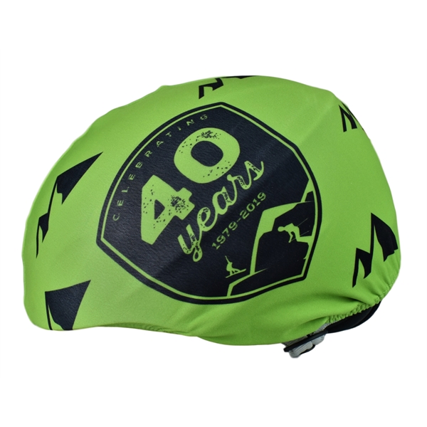 Customizable snowboard helmet cover made of polyester-spandex mesh material.... from ASI 72657 Active Life Promo / Action Sports Promo Active Life Promo