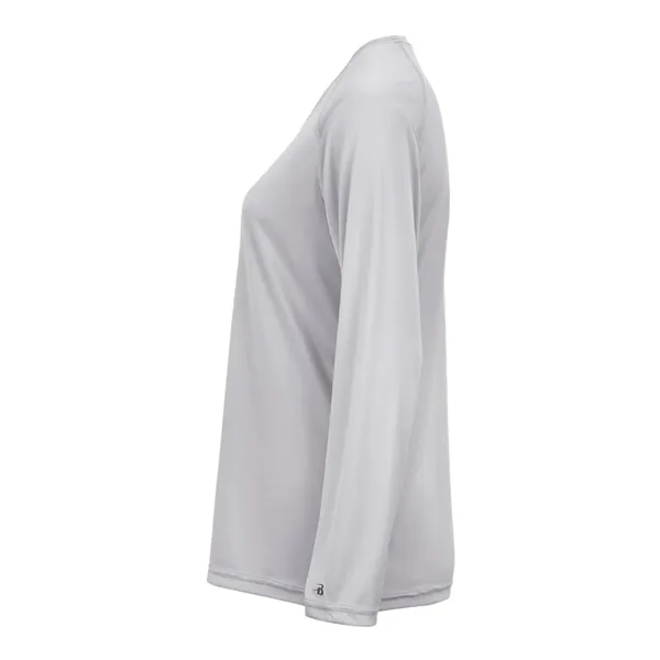 Women's long sleeve t-shirt with moisture management fabric. Blank product.... from ASI 84358 S&S Activewear