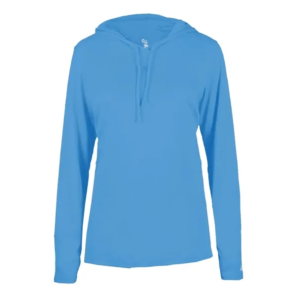 Long sleeve ladies hooded t-shirt... from ASI 84358 S&S Activewear