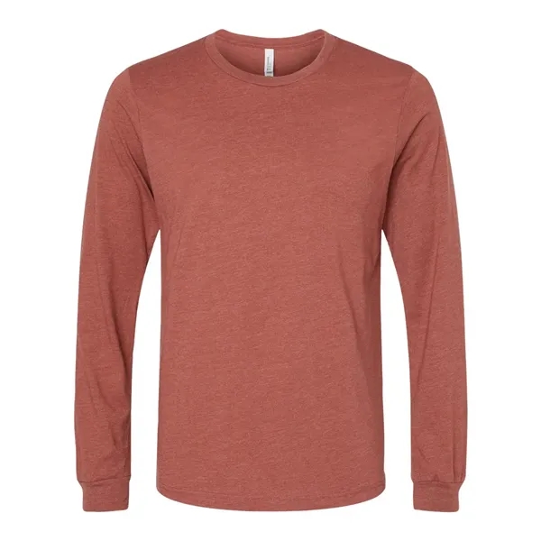BELLA + CANVAS Unisex Heather CVC Long Sleeve Tee... from ASI 84358 S&S Activewear