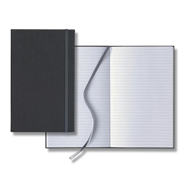 Journal with 192 white pages with gray lines, a silver ribbon... from ASI 68507 The Magnet Group / Castelli