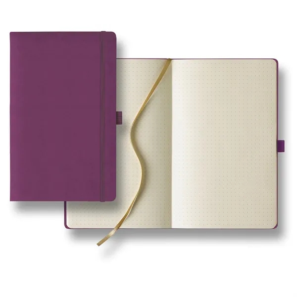 Journal with 240 dotted ivory pages, pen loop, elastic closure, back... from ASI 68507 The Magnet Group / Castelli
