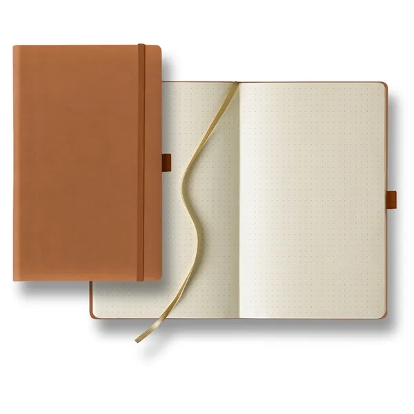 Journal with 240 dotted ivory pages, pen loop, elastic closure, back... from ASI 68507 The Magnet Group / Castelli