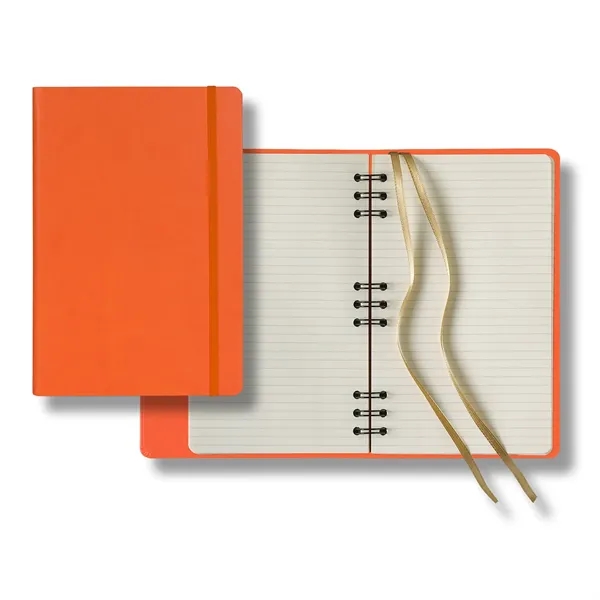 5 3/4" x 8 9/16" journal with 240 pages, elastic band,... from ASI 68507 The Magnet Group / Castelli