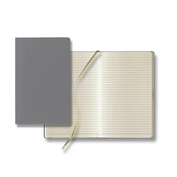 Journal with 192 ivory pages with gray lines, a gold ribbon... from ASI 68507 The Magnet Group / Castelli