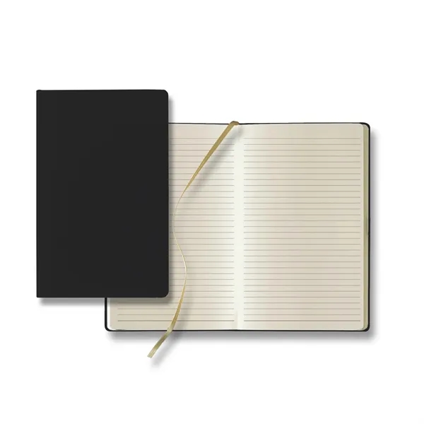Journal with 192 ivory pages with gray lines, a gold ribbon... from ASI 68507 The Magnet Group / Castelli