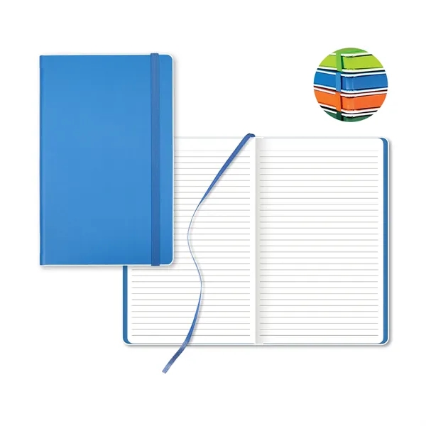 5 1/4" x 8 3/8" notebook with 224 ruled pages, ribbon... from ASI 68507 The Magnet Group / Castelli