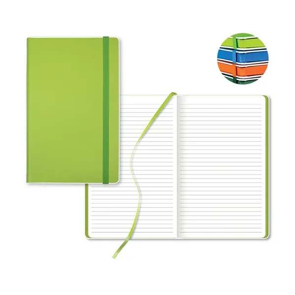 5 1/4" x 8 3/8" notebook with 224 ruled pages, ribbon... from ASI 68507 The Magnet Group / Castelli
