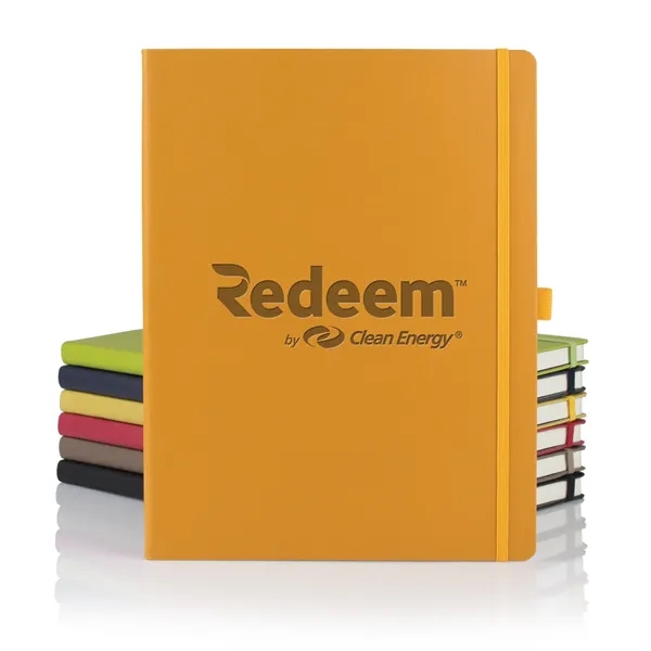 192 page green ruled journal made from apple pulp and other... from ASI 68507 The Magnet Group / Castelli