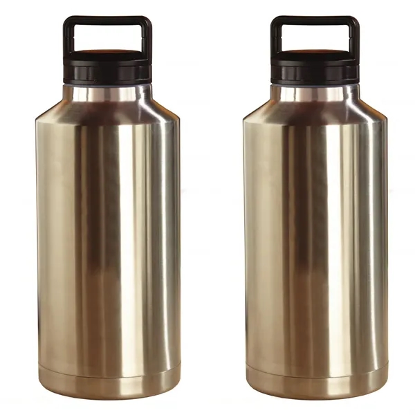 64 oz. stainless steel beer growler with screw-top lid and handle.... from ASI 68507 The Magnet Group