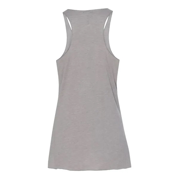 Women's tri-blend racerback tank top with overlock hem on neck. Blank... from ASI 84358 S&S Activewear