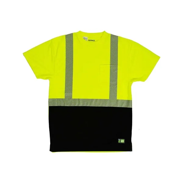 Berne Apparel Hi-Vis Class 2 Color Blocked Pocket T-Shirt... from ASI 84358 S&S Activewear
