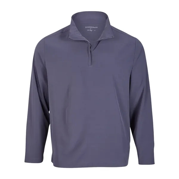 Boxercraft Quarter-Zip Stretch Pullover... from ASI 84358 S&S Activewear