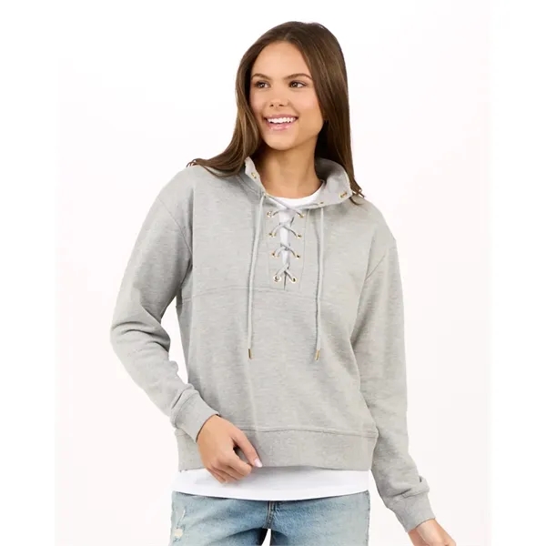 Boxercraft Women's Lace Up Pullover... from ASI 84358 S&S Activewear