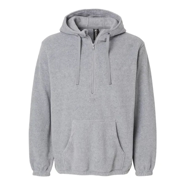 Burnside Polar Fleece Quarter-Zip Scuba Hooded Pullover... from ASI 84358 S&S Activewear