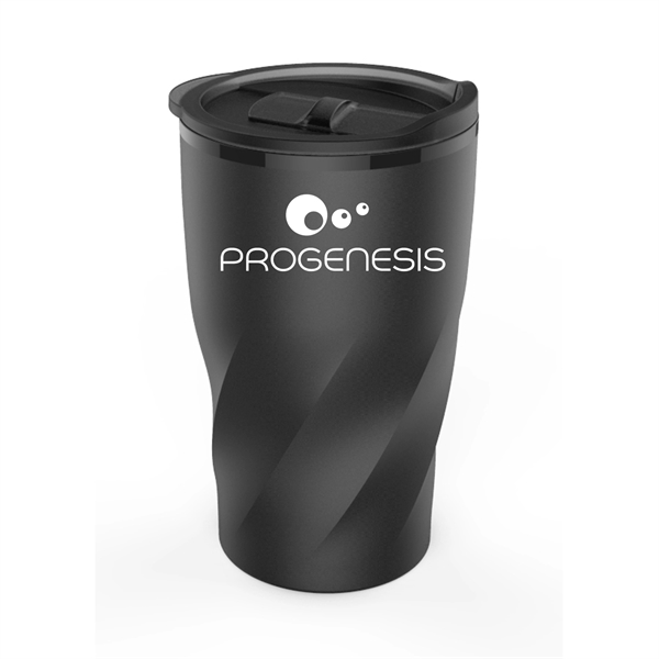 14 oz. vortex stainless-steel tumbler with colored lid.... from ASI 90859 Tempo Industries Inc