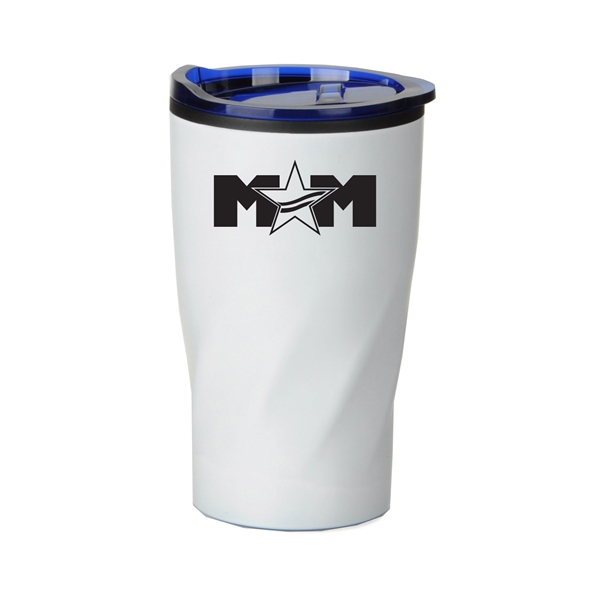 14 oz. vortex stainless-steel tumbler with colored lid.... from ASI 90859 Tempo Industries Inc