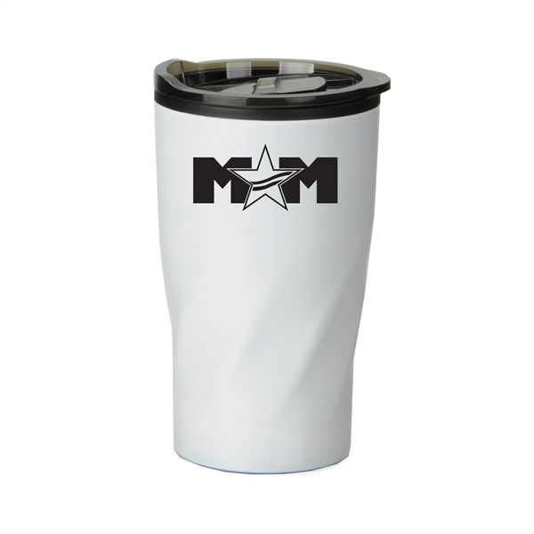 14 oz. vortex stainless-steel tumbler with colored lid.... from ASI 90859 Tempo Industries Inc