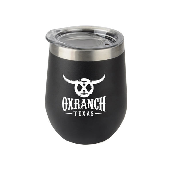12 oz. Veneto stainless steel wine tumbler with powder-coated finish and... from ASI 90859 Tempo Industries Inc