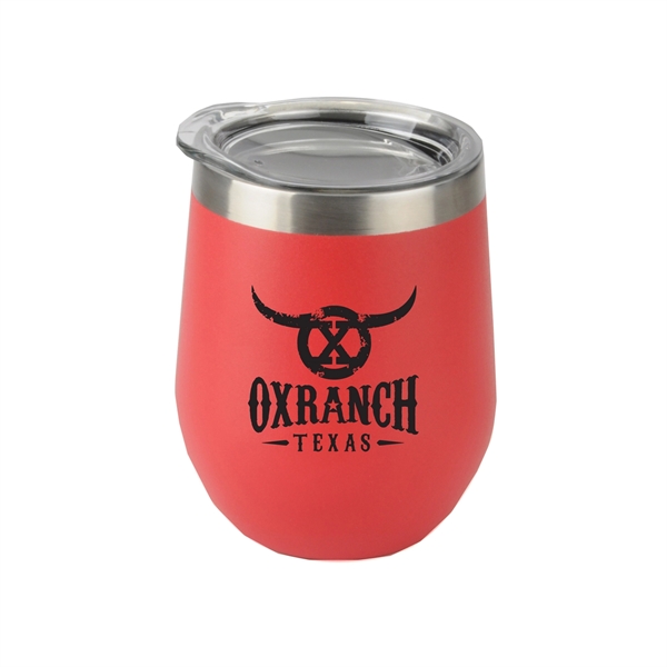 12 oz. Veneto stainless steel wine tumbler with powder-coated finish and... from ASI 90859 Tempo Industries Inc