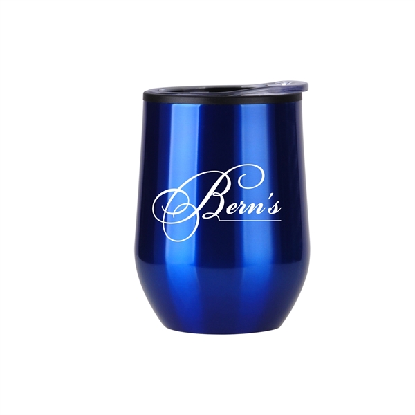 12 0z. stainless-steel wine tumbler with lid.... from ASI 90859 Tempo Industries Inc / Tempoline