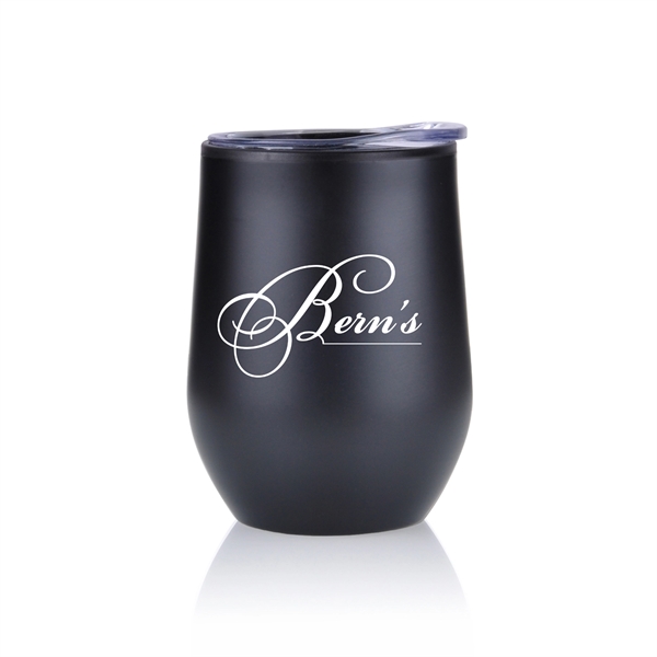 12 0z. stainless-steel wine tumbler with lid.... from ASI 90859 Tempo Industries Inc / Tempoline