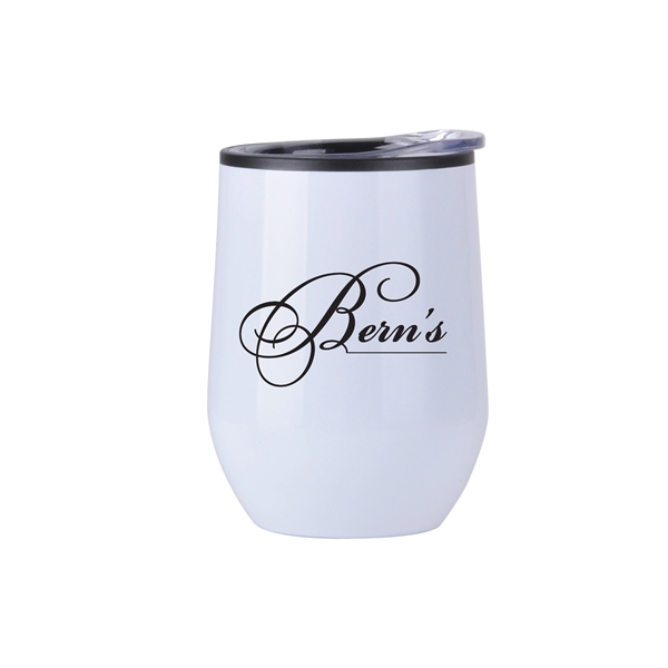 12 0z. stainless-steel wine tumbler with lid.... from ASI 90859 Tempo Industries Inc / Tempoline