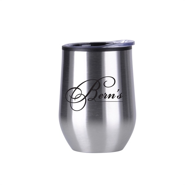 12 0z. stainless-steel wine tumbler with lid.... from ASI 90859 Tempo Industries Inc / Tempoline