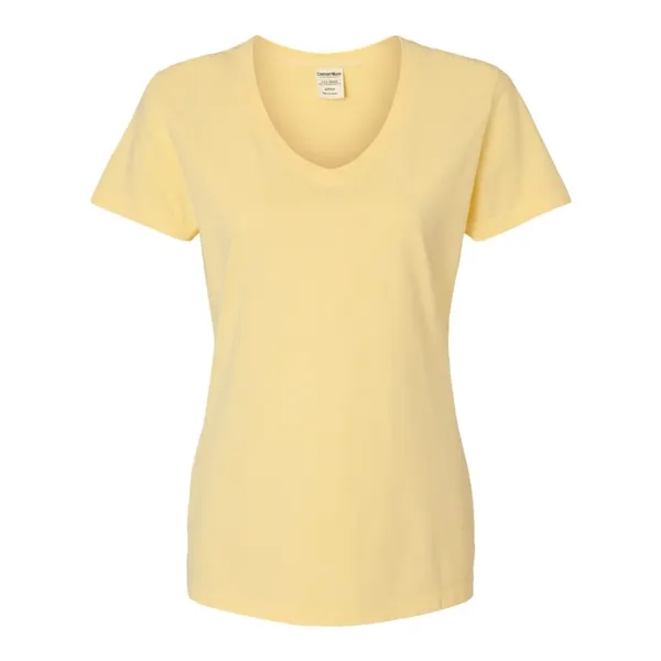 ComfortWash by Hanes Garment-Dyed Women's V-Neck T-Shirt... from ASI 84358 S&S Activewear