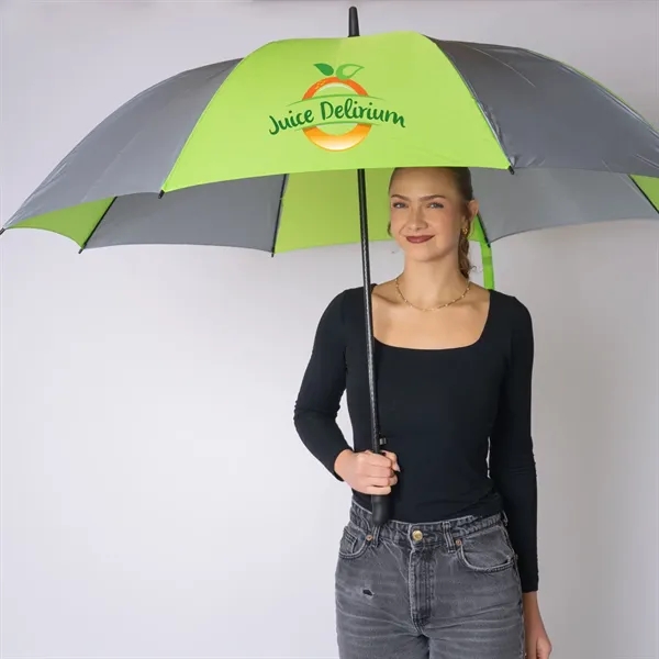 The Beacon Safety Umbrella; generous 60" arc and auto-open mechanism.... from ASI 76730 Peerless Umbrella Co Inc / Threads By Peerless
