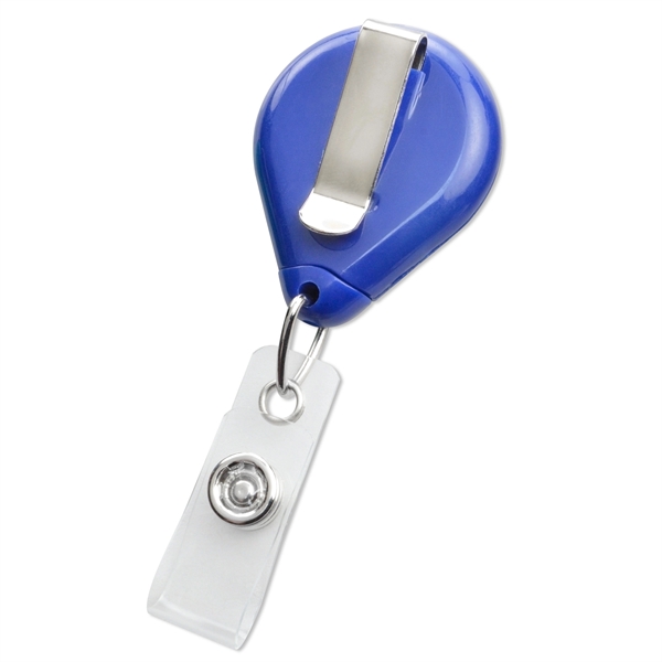 This translucent custom badge reel features an extra large imprint area... from ASI 79898 Promovision / PROMOVISION