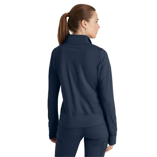 Barco One - Women's Kangaroo Pocket Zip-Up Warm-Up Scrub...... from ASI 86018 Scrub Authority / Uniform Stores