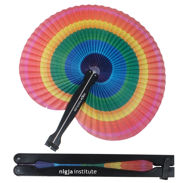 Keep cool in the heat with this rainbow folding fan.... from ASI 52710 Lincoln Line