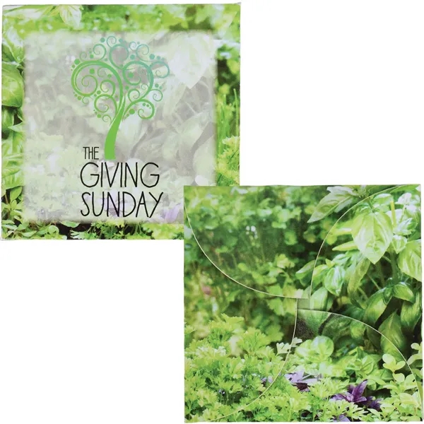 Full color Say It With Seeds "Pop Open" envelope with herb... from ASI 54100 Fields Manufacturing Inc / Sprout Tyme Line by American Greenwood