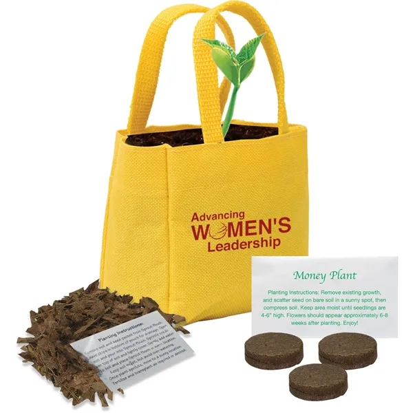 Tote bag with a seed packet and growing and draining mediums.... from ASI 54100 Fields Manufacturing Inc / Fields