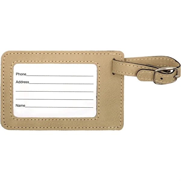 4 1/4" x 2 3/4" x 1/16" luggage tag made of... from ASI 74601 Calico