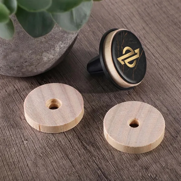 Premium clip-on vent air freshener with full-color dome design. Sustainable scented... from ASI 61966 HPG / HandStands