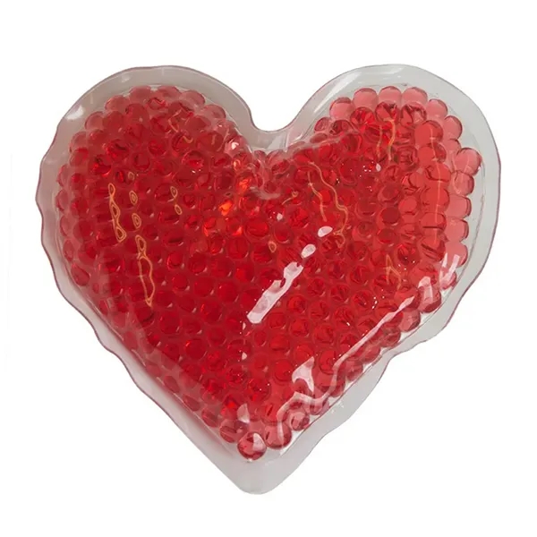 Heart shaped, gel bead-filled hot/cold pack.... from ASI 34415 Alpi International LTD