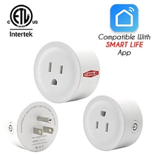 Smart plug home device that allows you to control devices from... from ASI 63776 KTI Networks Inc
