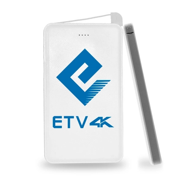 3-in-1, 4,000 mAh power bank with micro USB/lightning combo connector and... from ASI 63776 KTI Networks Inc / KTI Promo