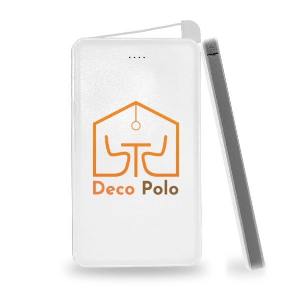 3-in-1, 2,500 mAh power bank with micro USB/lightning combo connector and... from ASI 63776 KTI Networks Inc / KTI Promo