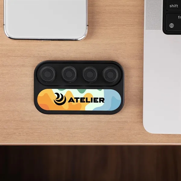 Sleek magnetic system that keeps desktop cables neatly arranged & accessible.... from ASI 61966 HPG / HandStands