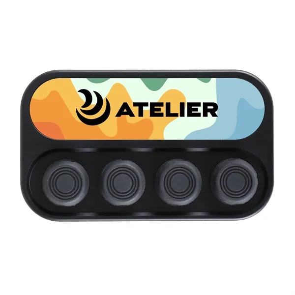 Sleek magnetic system that keeps desktop cables neatly arranged & accessible.... from ASI 61966 HPG / HandStands