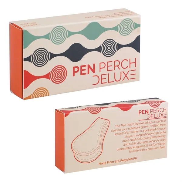 Premium magnetic clasp with PU loop that securely holds pens on... from ASI 61966 HPG / HandStands