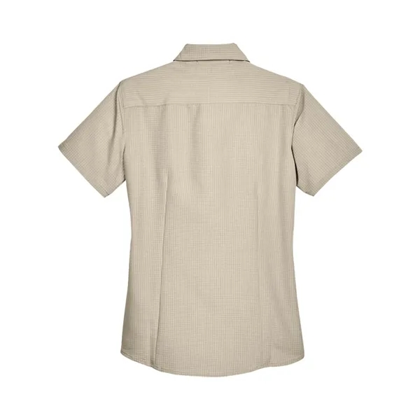 Harriton Women's Barbados Textured Camp Shirt... from ASI 84358 S&S Activewear