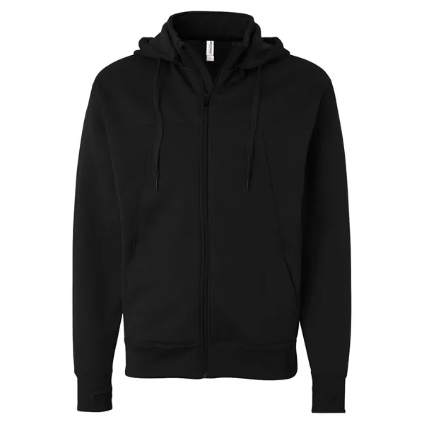 Hi-Tech full-zip hooded sweatshirt. Blank product.... from ASI 84358 S&S Activewear