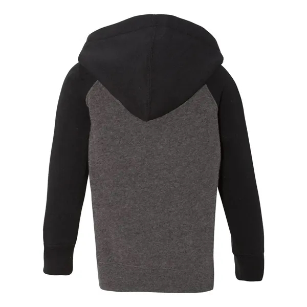 Raglan hooded pullover sweatshirt made of polyester/cotton and available in seven... from ASI 84358 S&S Activewear
