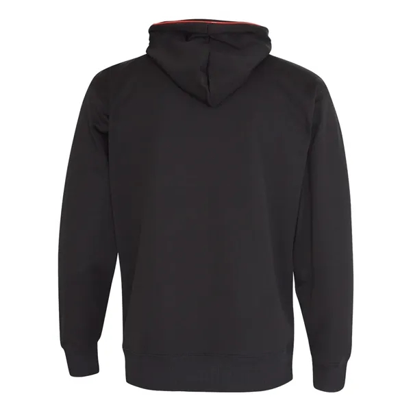 Zip-up hoodie with EL lit piping on the zipper placket and... from ASI 84358 S&S Activewear