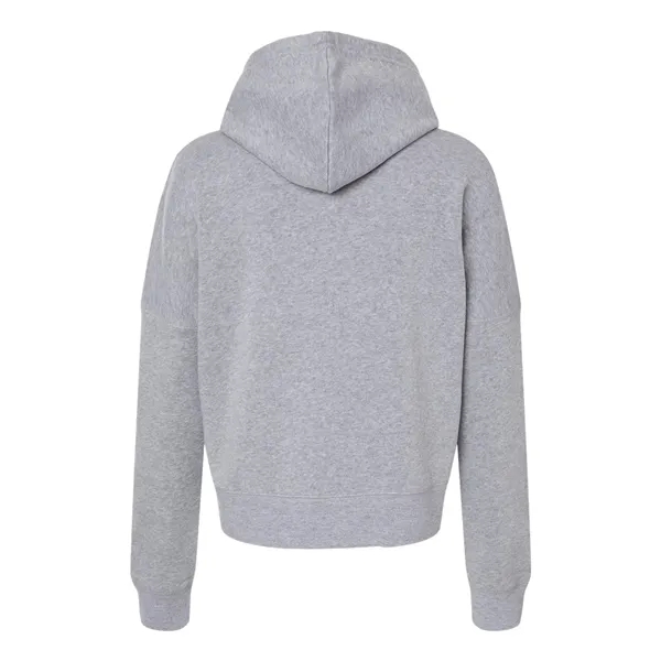 J. America Women's Crop Hooded Sweatshirt... from ASI 84358 S&S Activewear