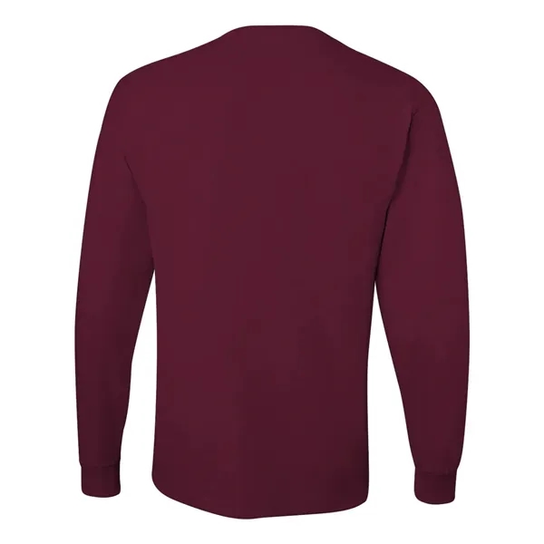 Adult long sleeve 5.6 oz. 50% cotton / 50% polyester t-shirt.... from ASI 84358 S&S Activewear